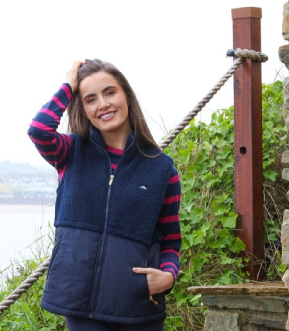 Relax & Renew Stylish Navy Gilet