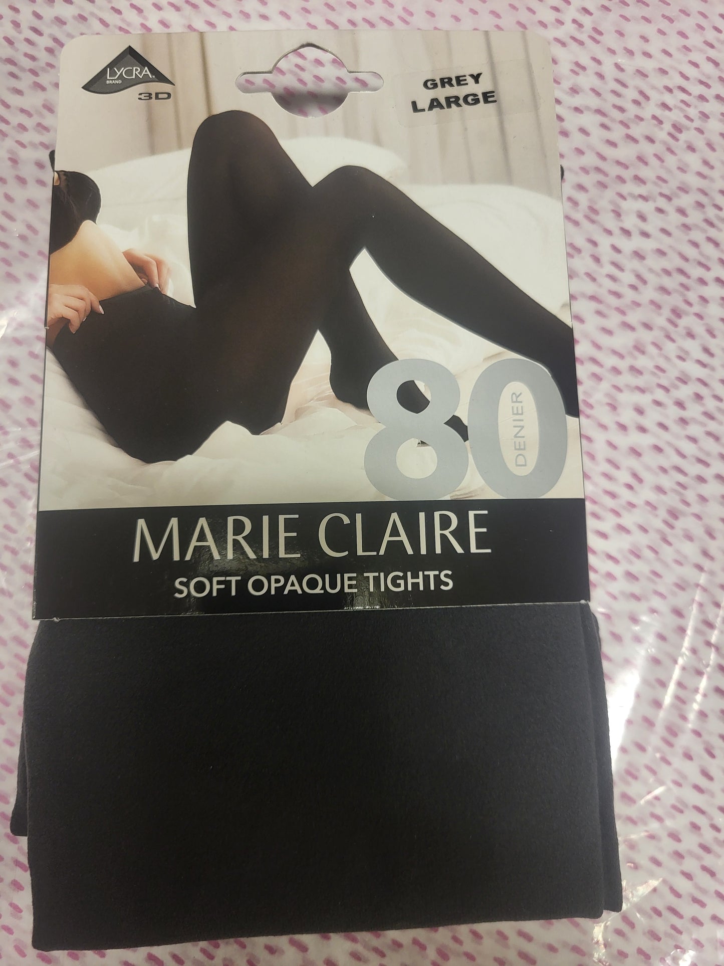 Grey Marie Claire Opague Tights