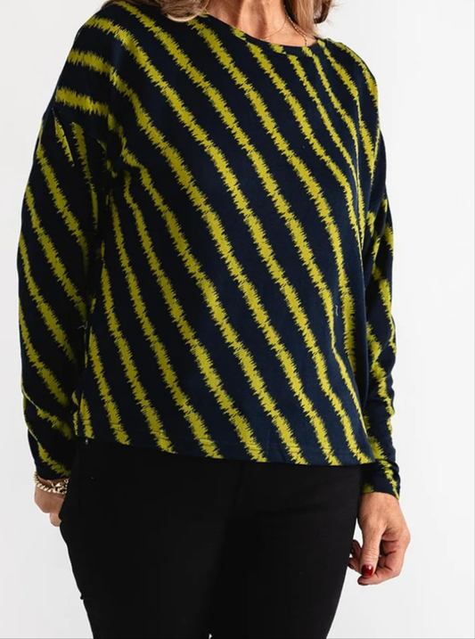 B young  Top ZigZag stripe