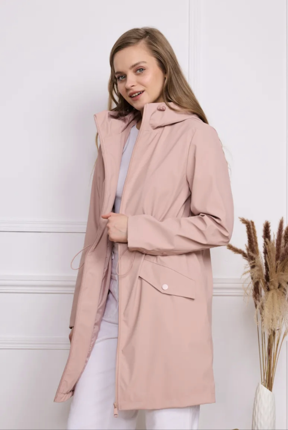 Estelle  Rose pink Raincoat