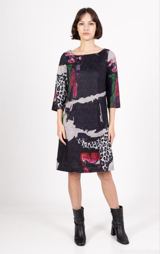 LILY Dress RED MIX