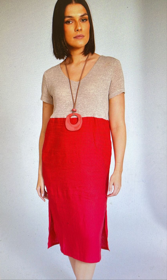 Perzuzzi  Color  Block Dress