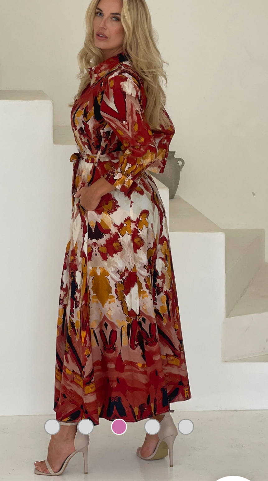 Angela  Shirt Maxi Dress