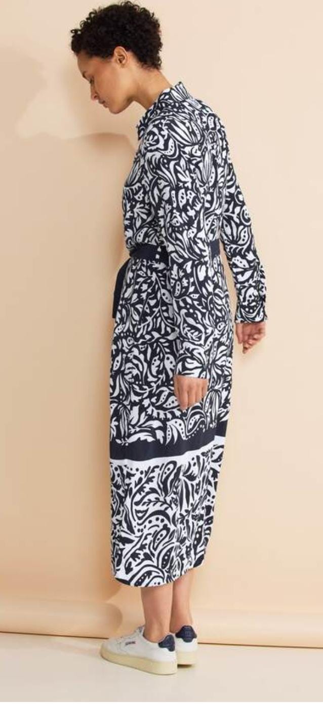 STREET ONE Border Shirt Dress